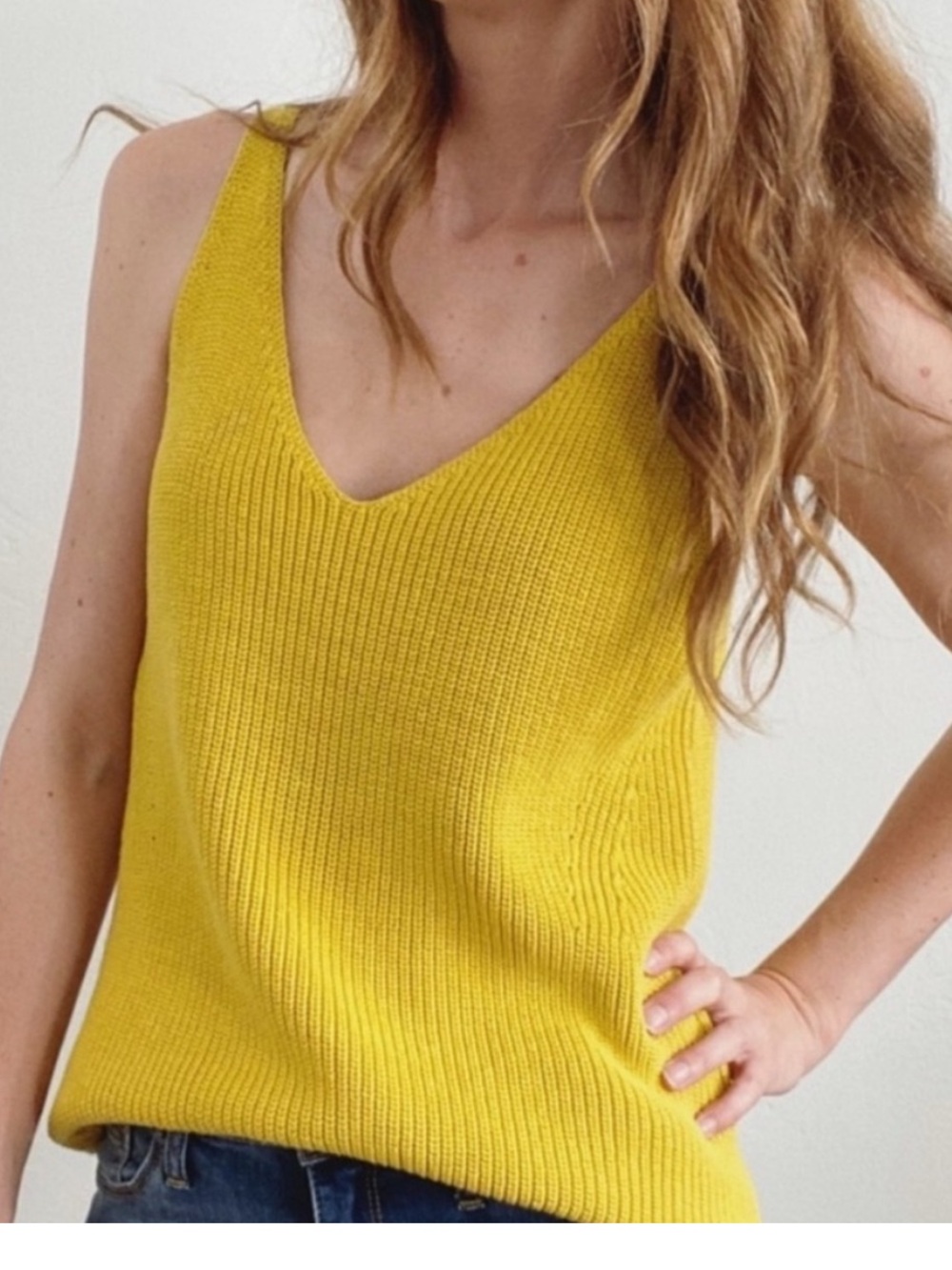 LOFT Knit Sweater Tank Top